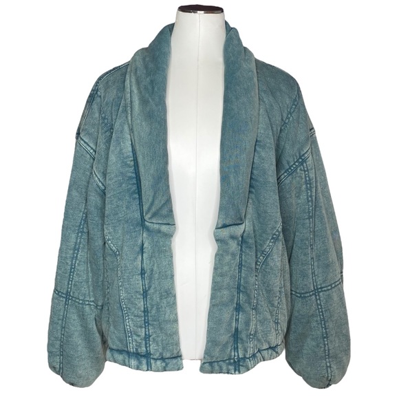 Forever 21 Seamed Mineral Wash Jacket - Picture 2 of 13